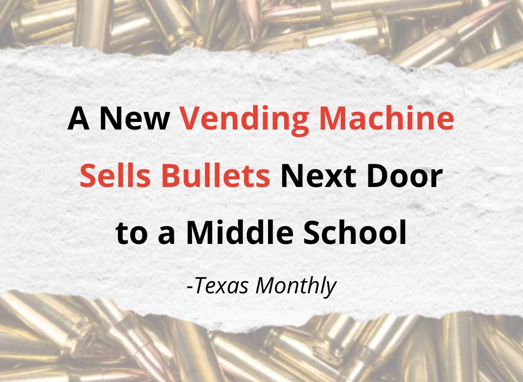 New vending machine sells bullets