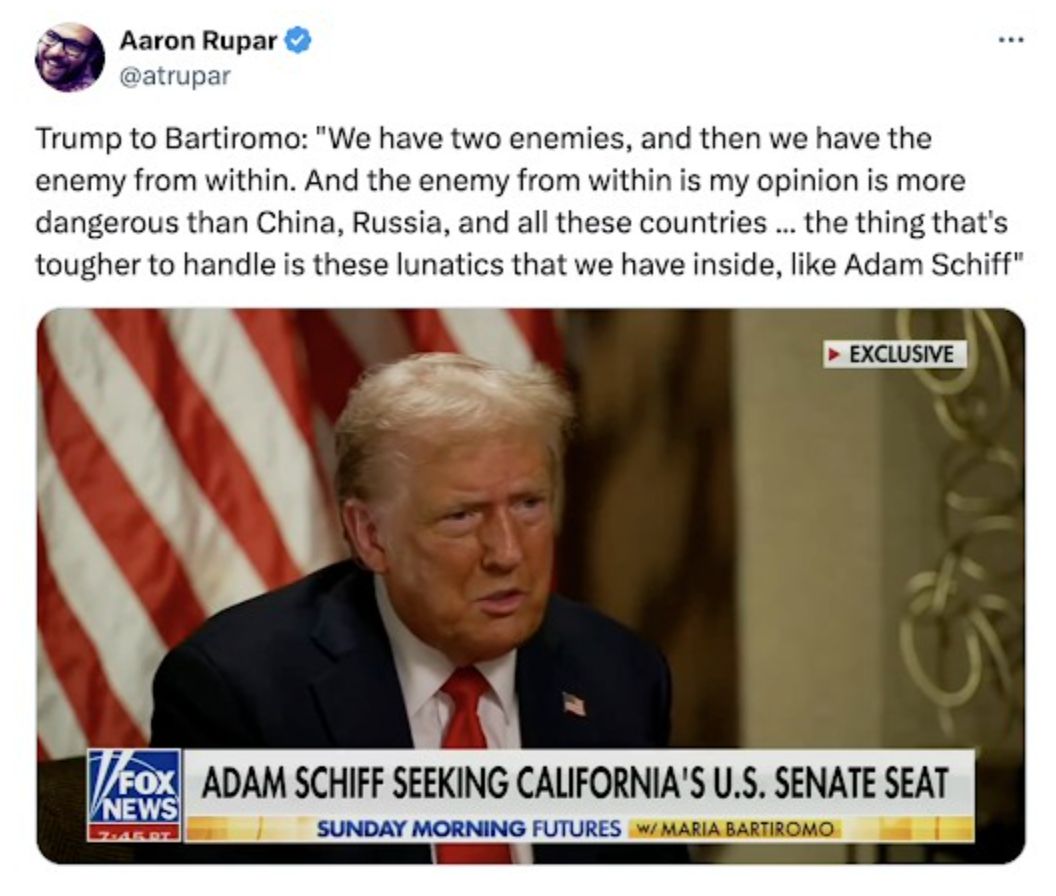 Trump attacking Schiff