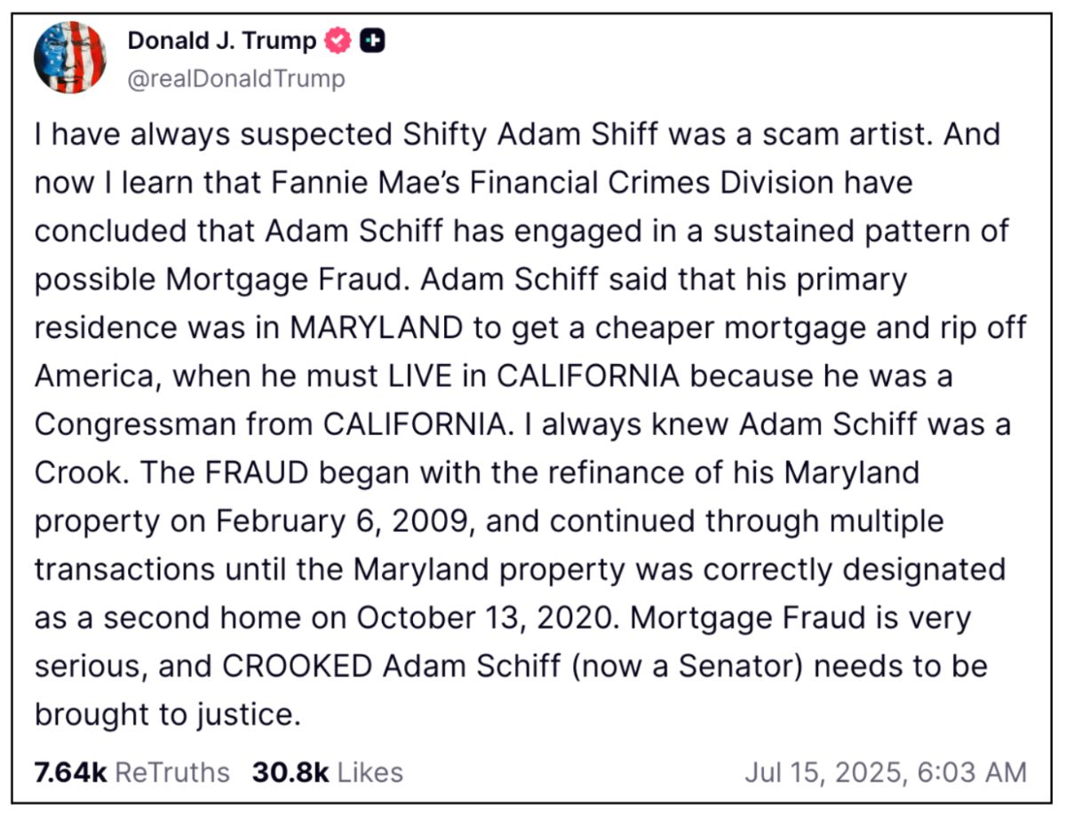Trump vs Schiff